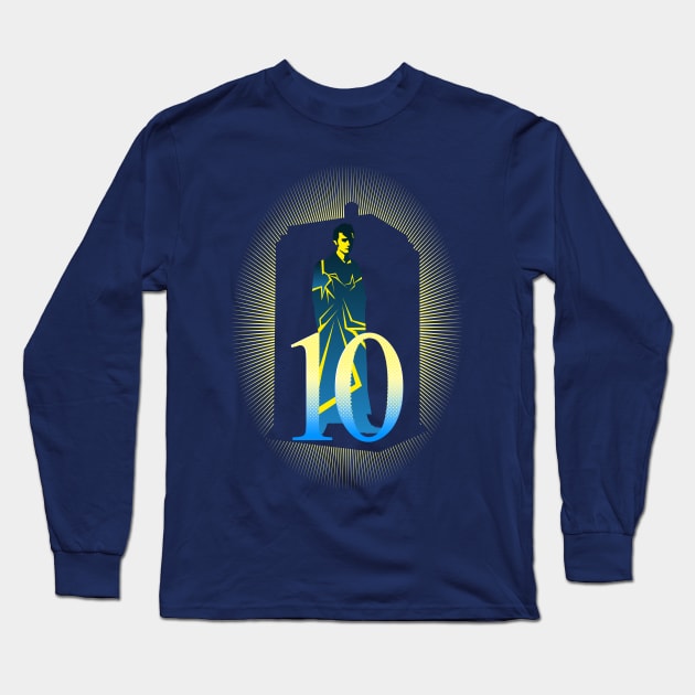 10 IS BACK! Long Sleeve T-Shirt by KARMADESIGNER T-SHIRT SHOP